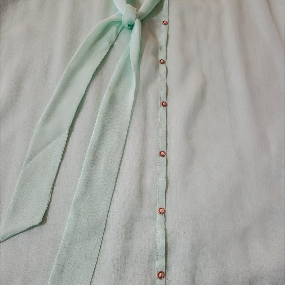 Thelimitedsleeveless Mintblouse — image 6 of 8